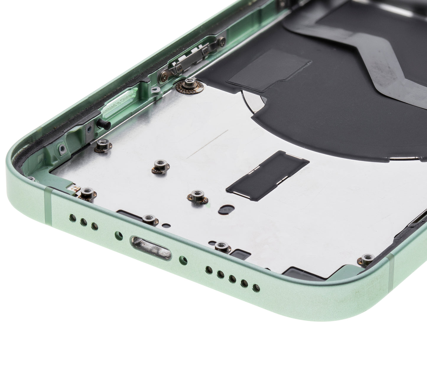 Back Housing W/ Small Parts For iPhone 12 (US Version) (Used OEM Pull: Grade B) (Green)