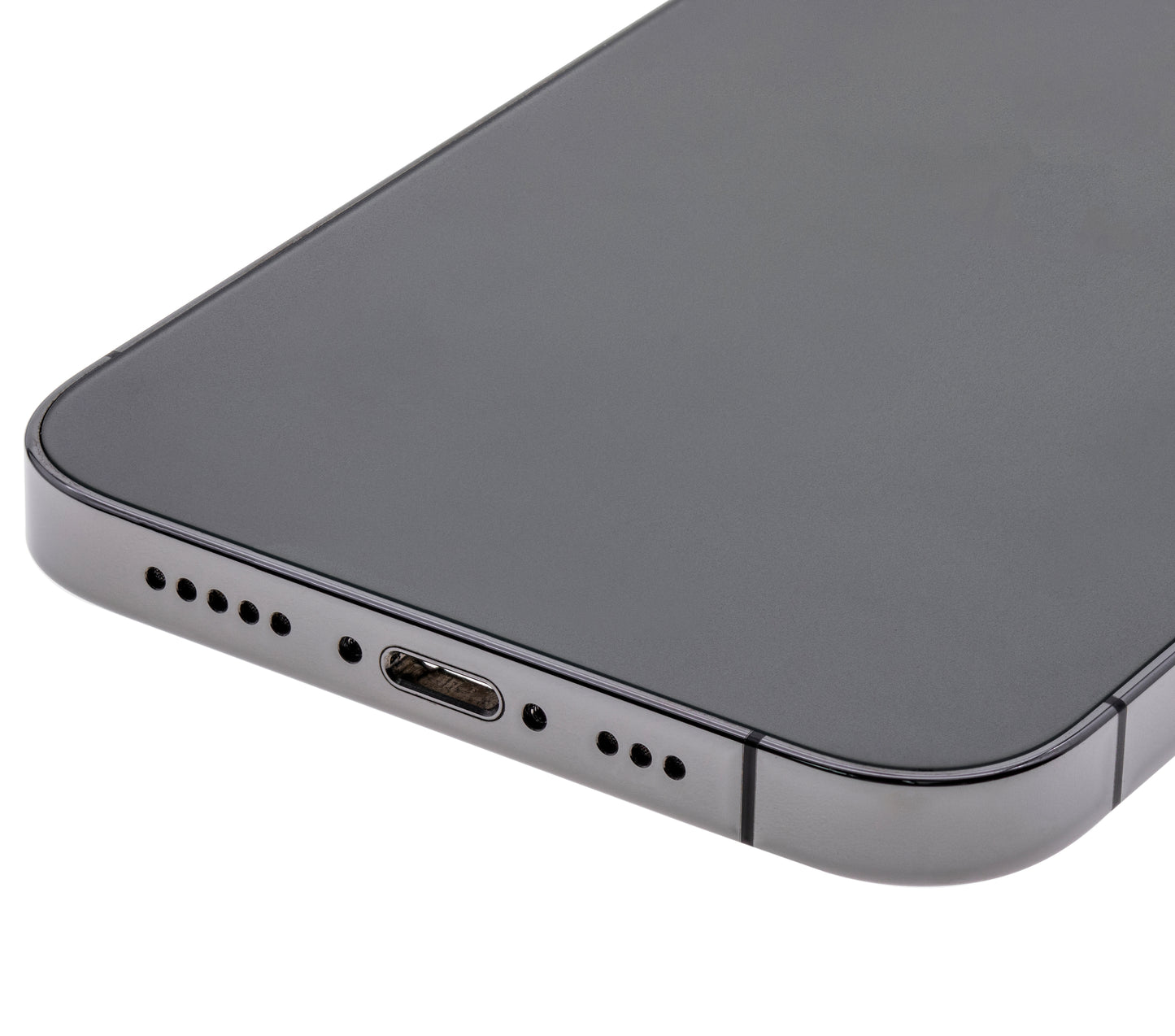 Back Housing W/ Small Parts For iPhone 12 Pro (US Version) (Used OEM Pull: Grade B) (Graphite)