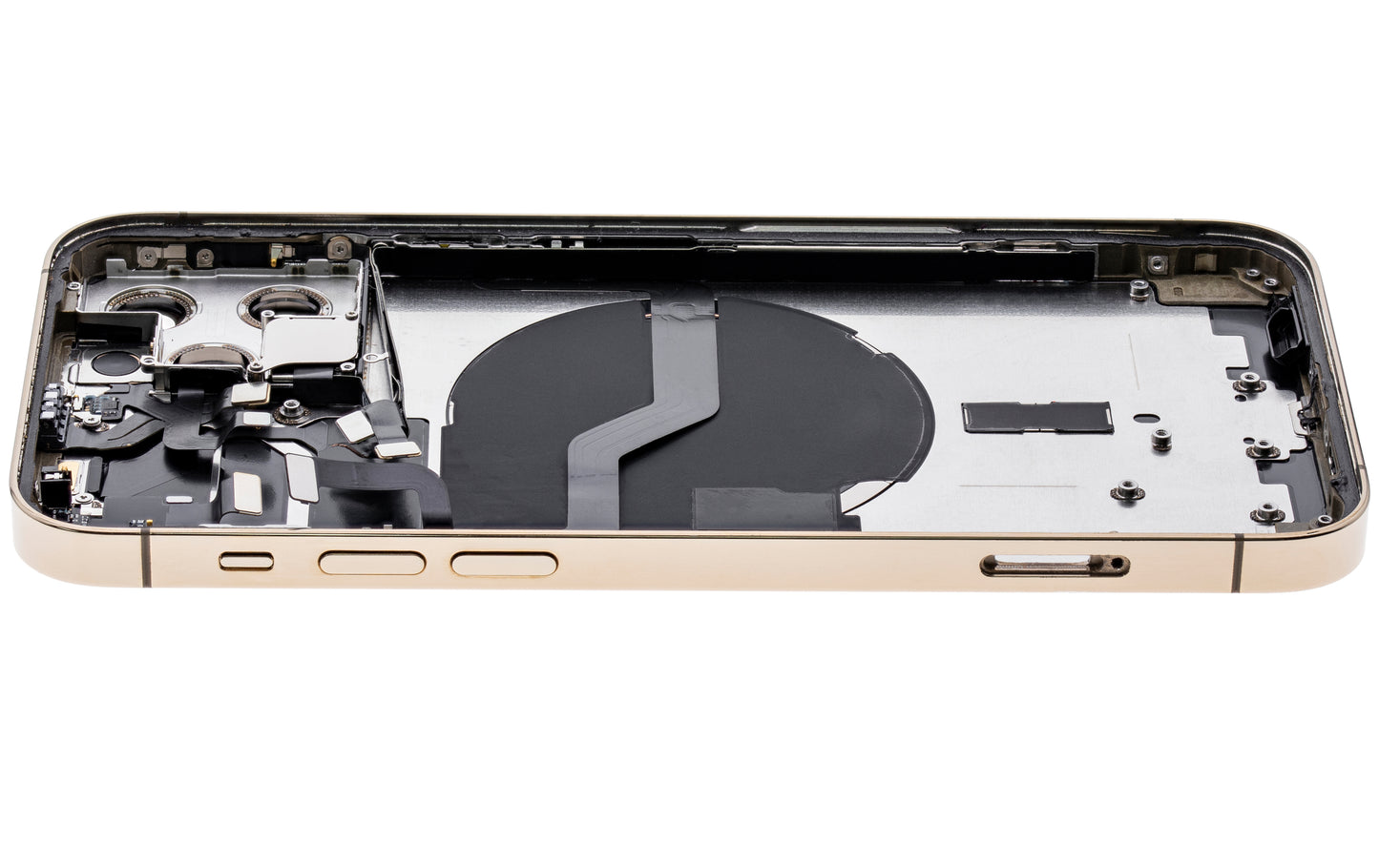 Back Housing W/ Small Parts For iPhone 12 Pro (US Version) (Used OEM Pull: Grade A) (Gold)