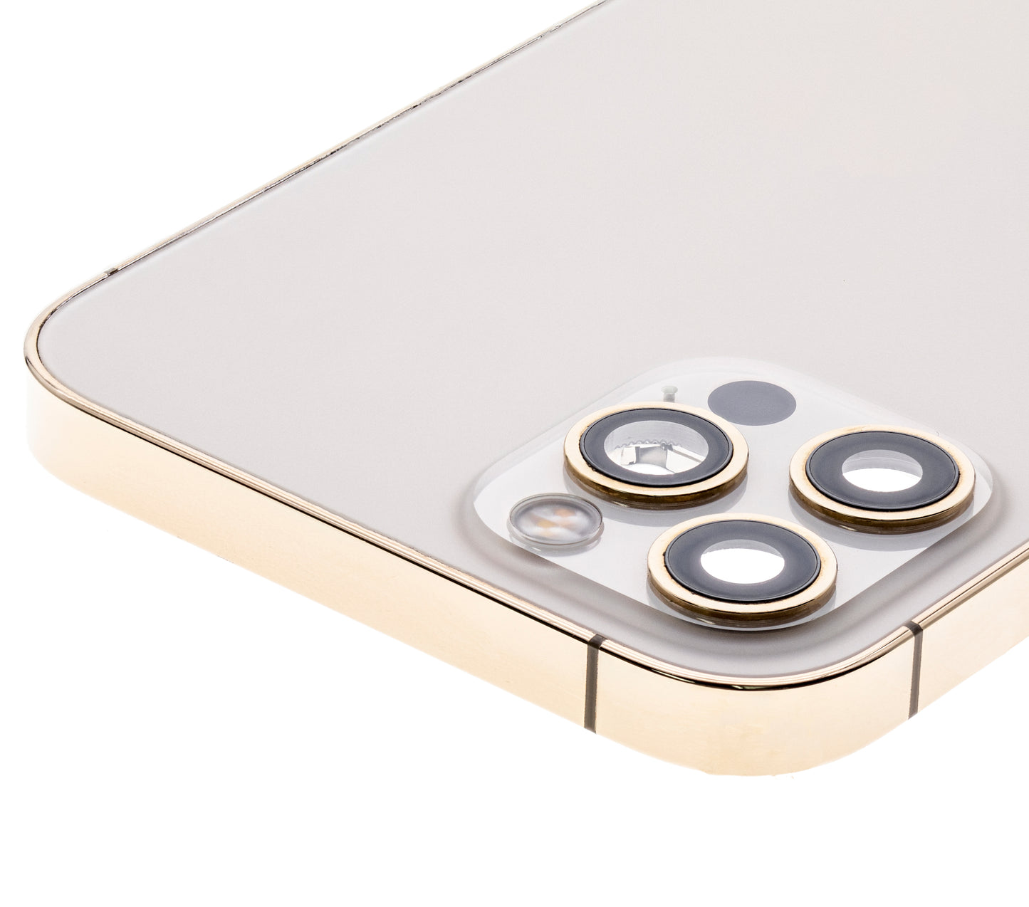 Back Housing W/ Small Parts For iPhone 12 Pro (EU / Global Version) (Used OEM Pull: Grade B) (Gold)