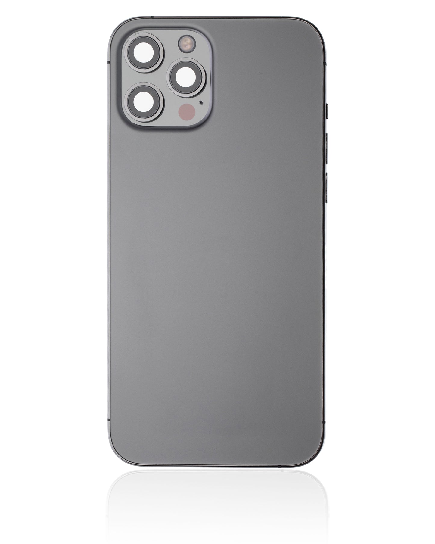 Back Housing W/ Small Parts For iPhone 12 Pro Max (US Version) (Used OEM Pull: Grade A) (Graphite)
