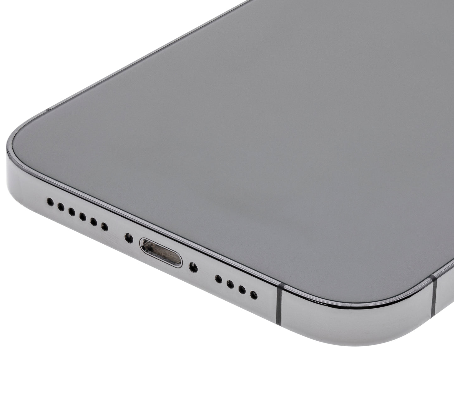 Back Housing W/ Small Parts For iPhone 12 Pro Max (US Version) (Used OEM Pull: Grade A) (Graphite)