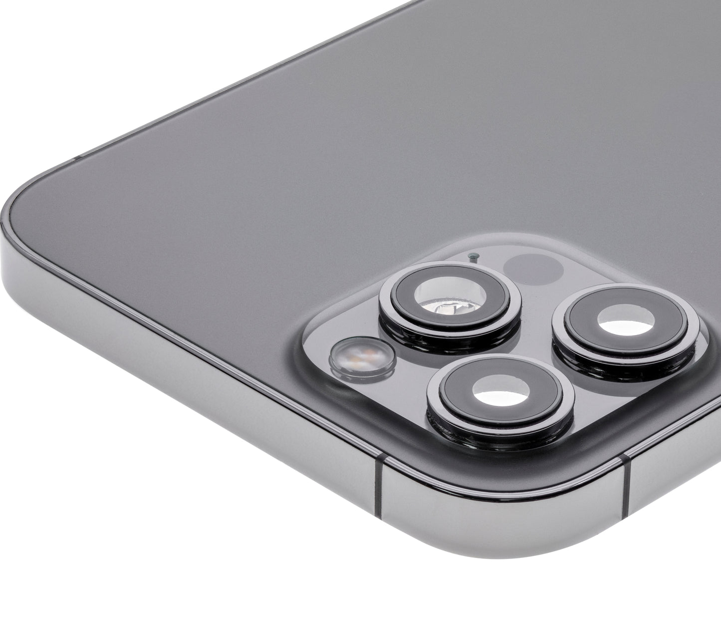 Back Housing W/ Small Parts For iPhone 12 Pro Max (US Version) (Used OEM Pull: Grade A) (Graphite)