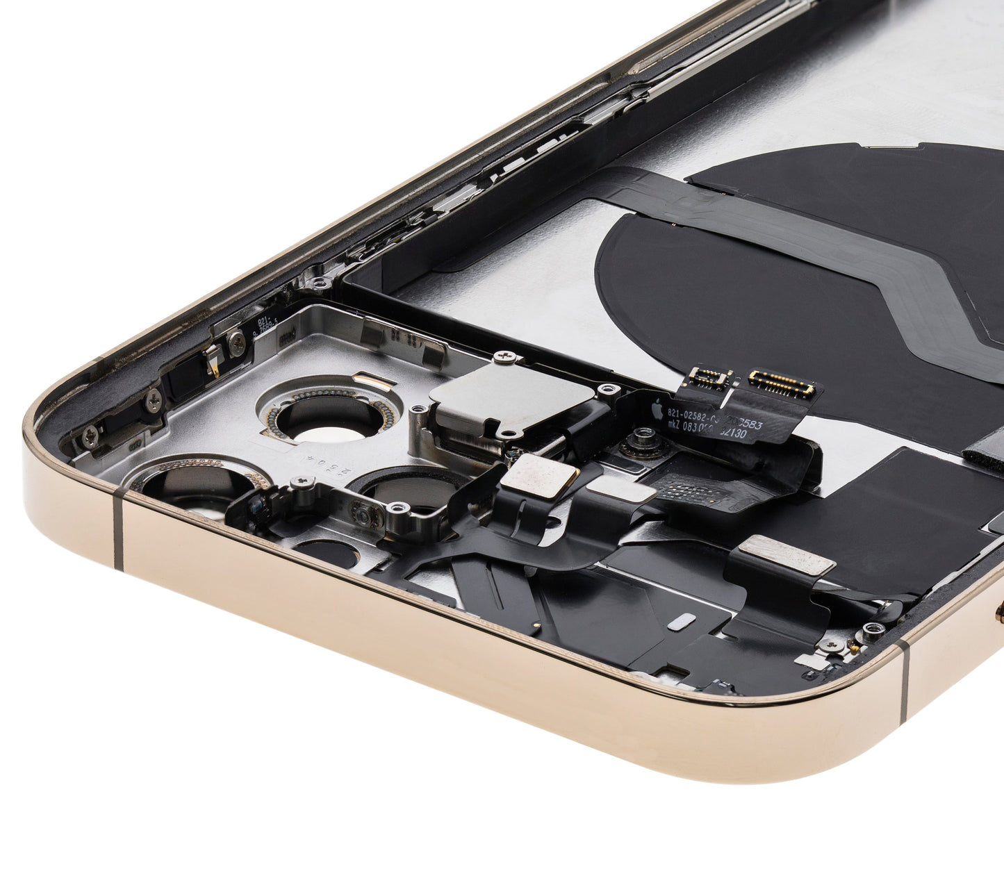 Back Housing W/ Small Parts For iPhone 12 Pro Max (US Version) (Used OEM Pull: Grade A) (Gold)