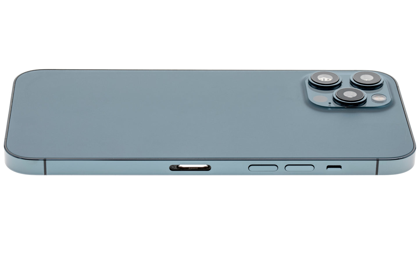 Back Housing W/ Small Parts For iPhone 12 Pro Max (US Version) (Used OEM Pull: Grade A) (Pacific Blue)
