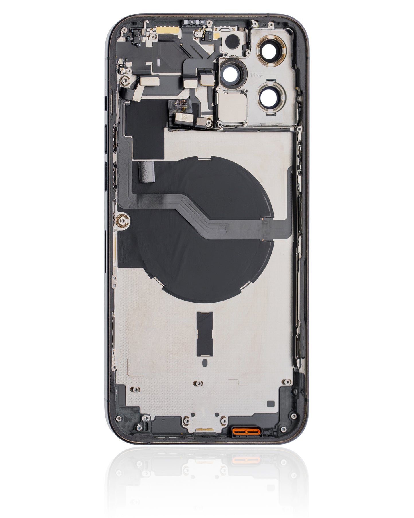 Back Housing W/ Small Parts For iPhone 12 Pro Max (EU / Global Version) (Used OEM Pull: Grade A) (Pacific Blue)