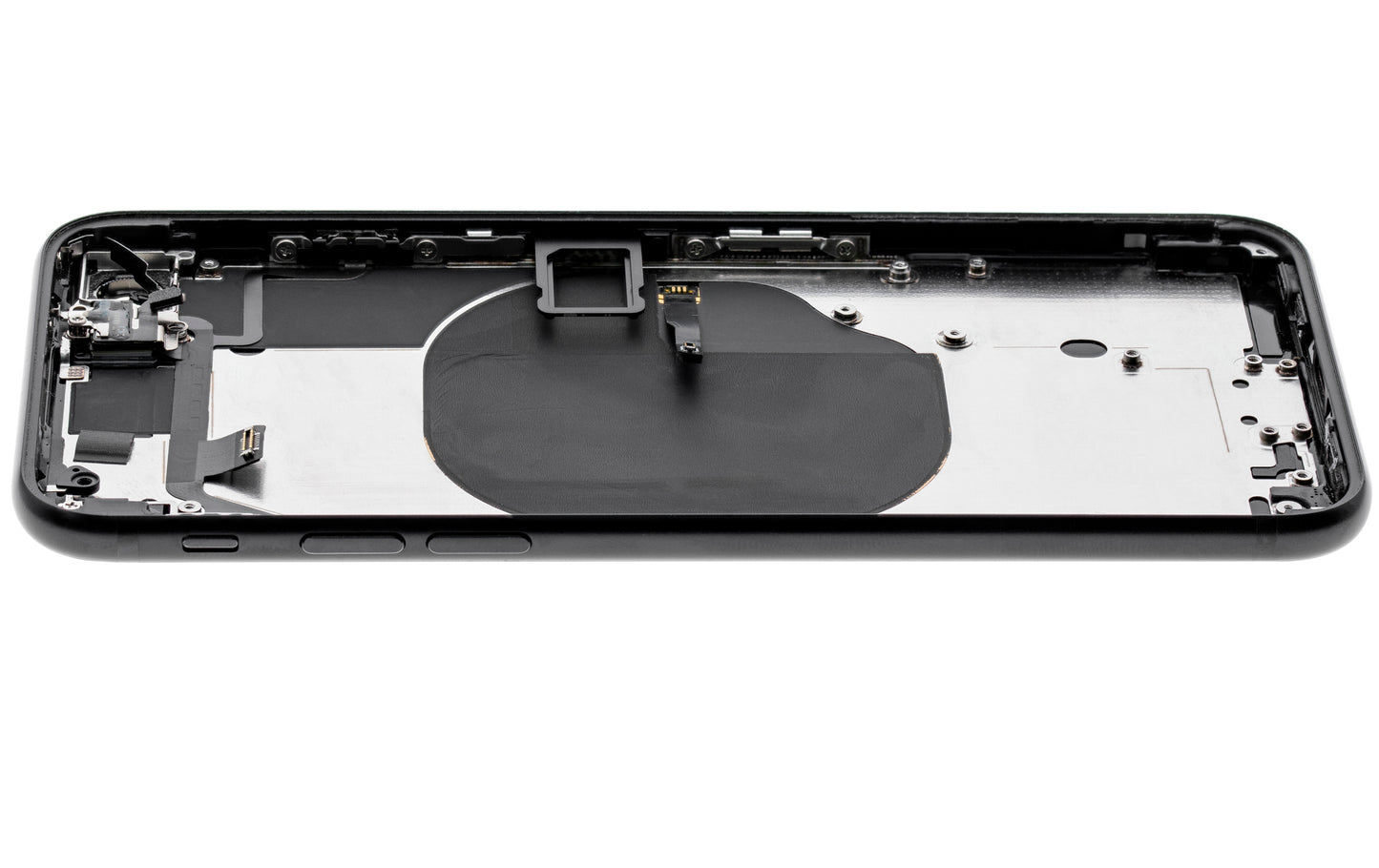 Back Housing W/ Small Components Pre-Installed For iPhone SE (2020) (Used OEM Pull: Grade C) (Black)