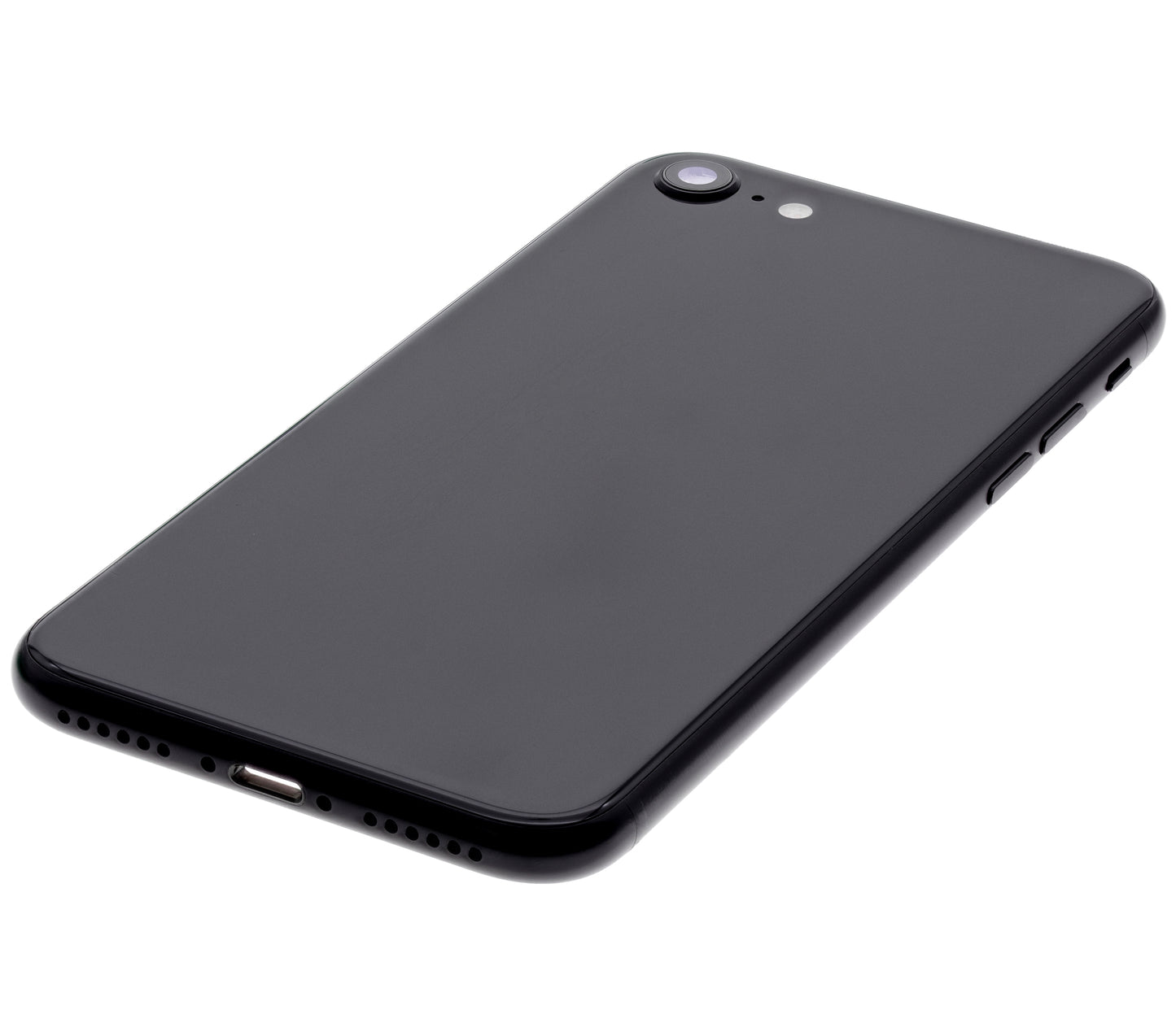 Back Housing W/ Small Components Pre-Installed For iPhone SE (2020) (Used OEM Pull: Grade A) (Black)