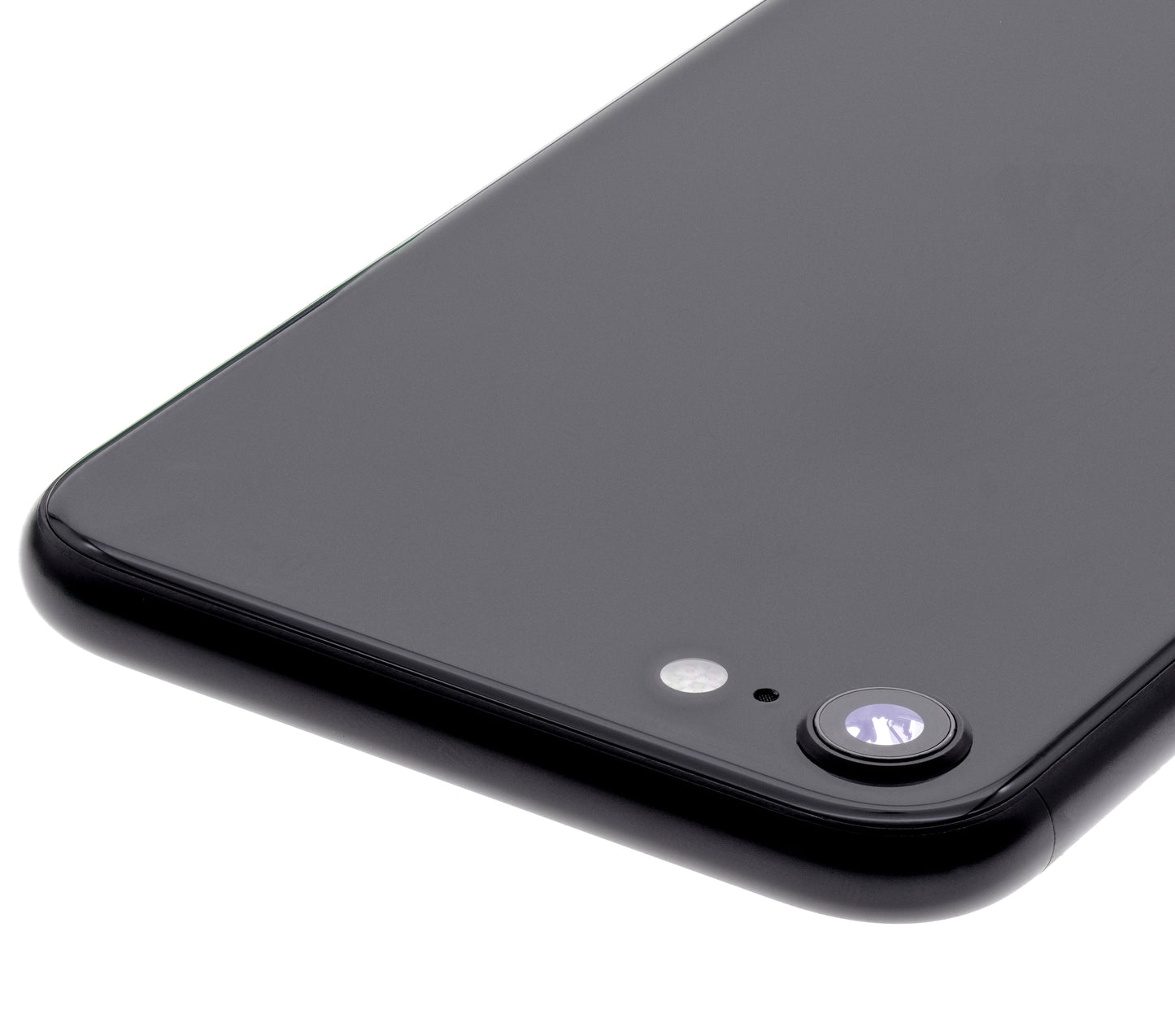 Back Housing W/ Small Components Pre-Installed For iPhone SE (2020) (Used OEM Pull: Grade B) (Black)