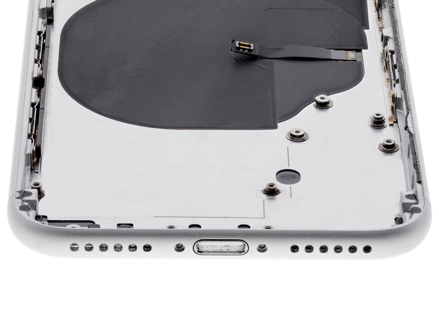 Back Housing W/ Small Components Pre-Installed For iPhone SE (2020) (Used OEM Pull: Grade B) (White)