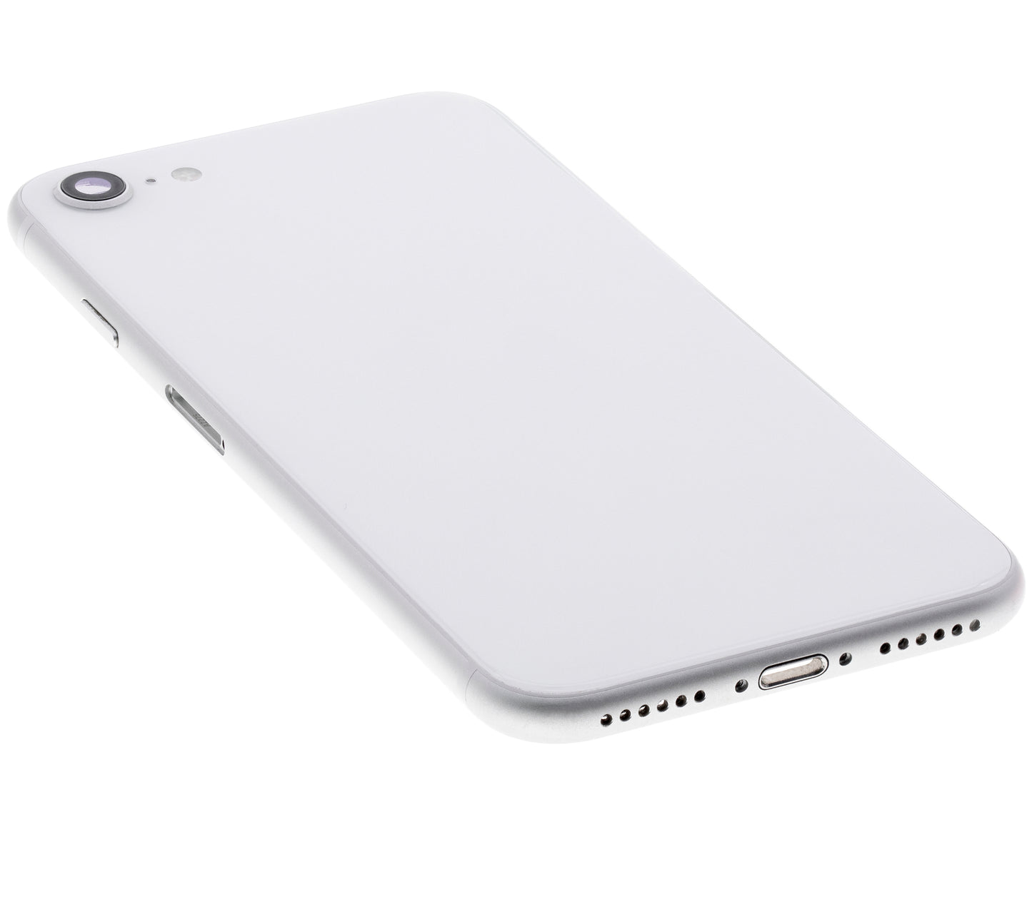 Back Housing W/ Small Components Pre-Installed For iPhone SE (2020) (Used OEM Pull: Grade A) (White)