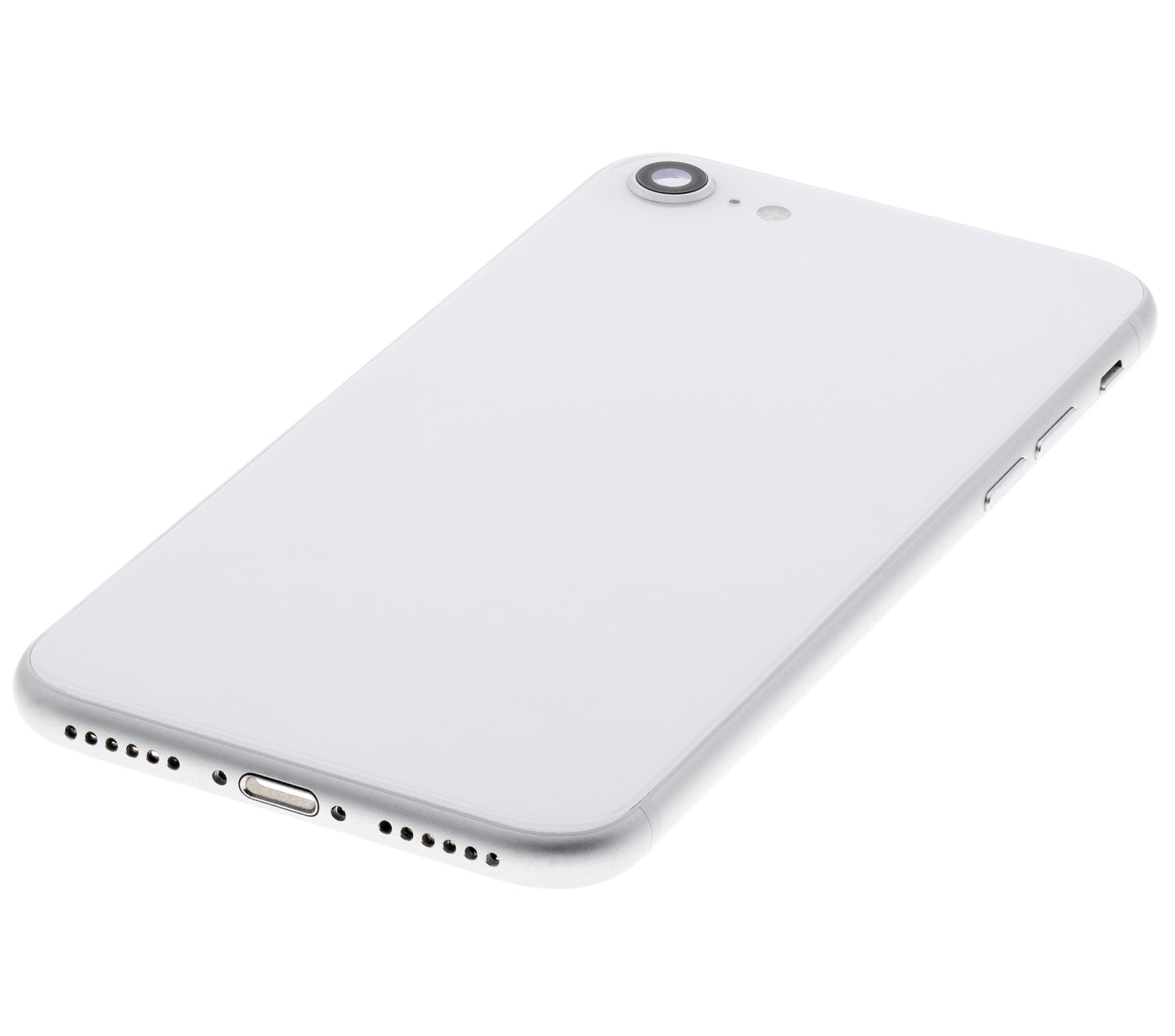 Back Housing W/ Small Components Pre-Installed For iPhone SE (2020) (Used OEM Pull: Grade A) (White)