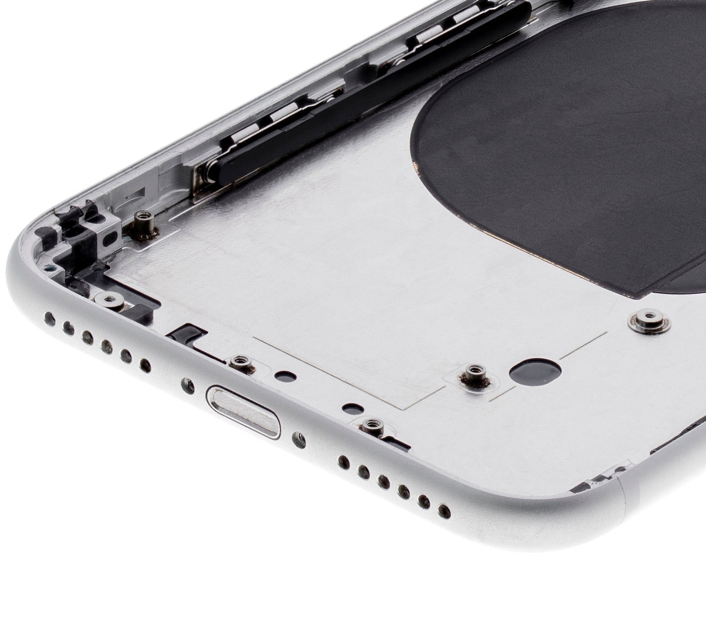 Back Housing W/ Small Components Pre-Installed For iPhone SE (2020) (Used OEM Pull: Grade C) (White)