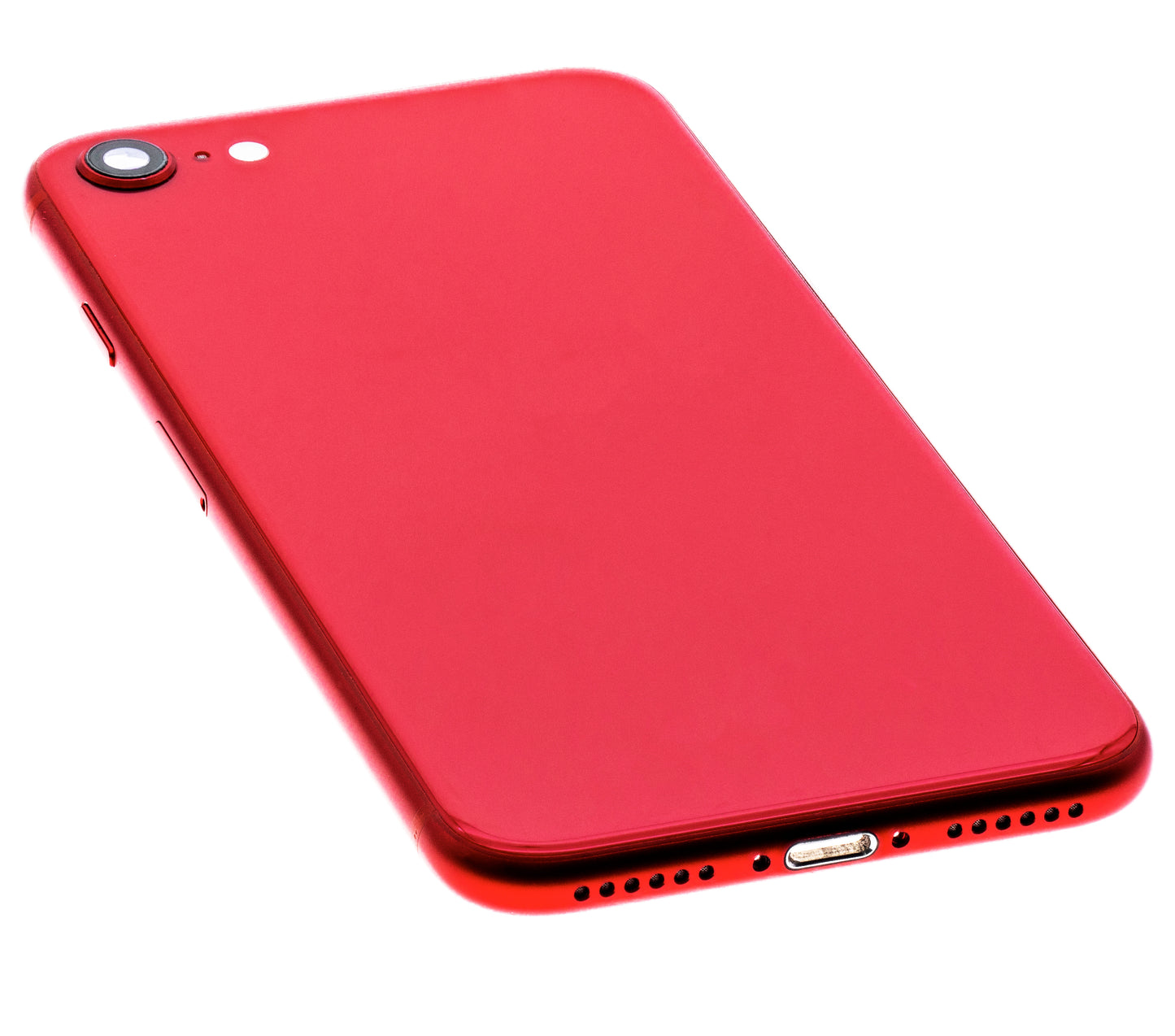 Back Housing W/ Small Components Pre-Installed For iPhone SE (2020) (Used OEM Pull: Grade C) (Red)