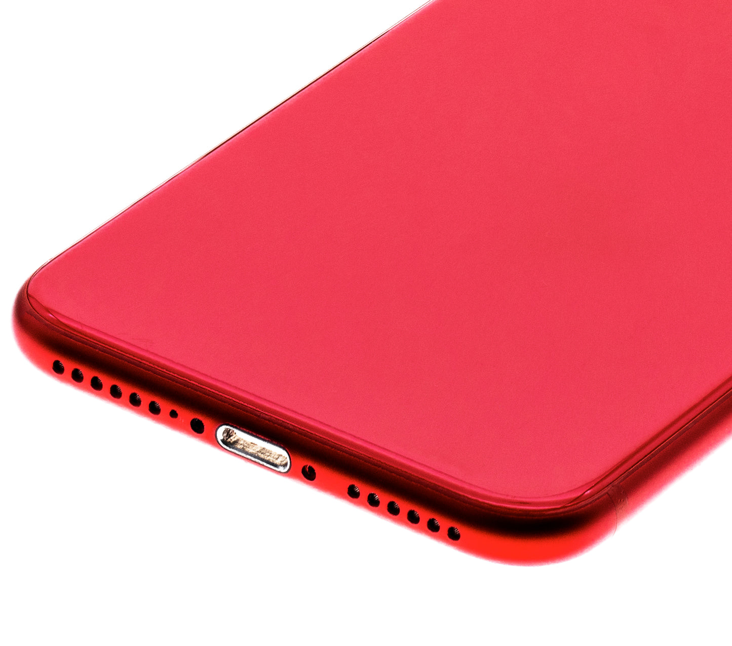Back Housing W/ Small Components Pre-Installed For iPhone SE (2020) (Used OEM Pull: Grade A) (Red)