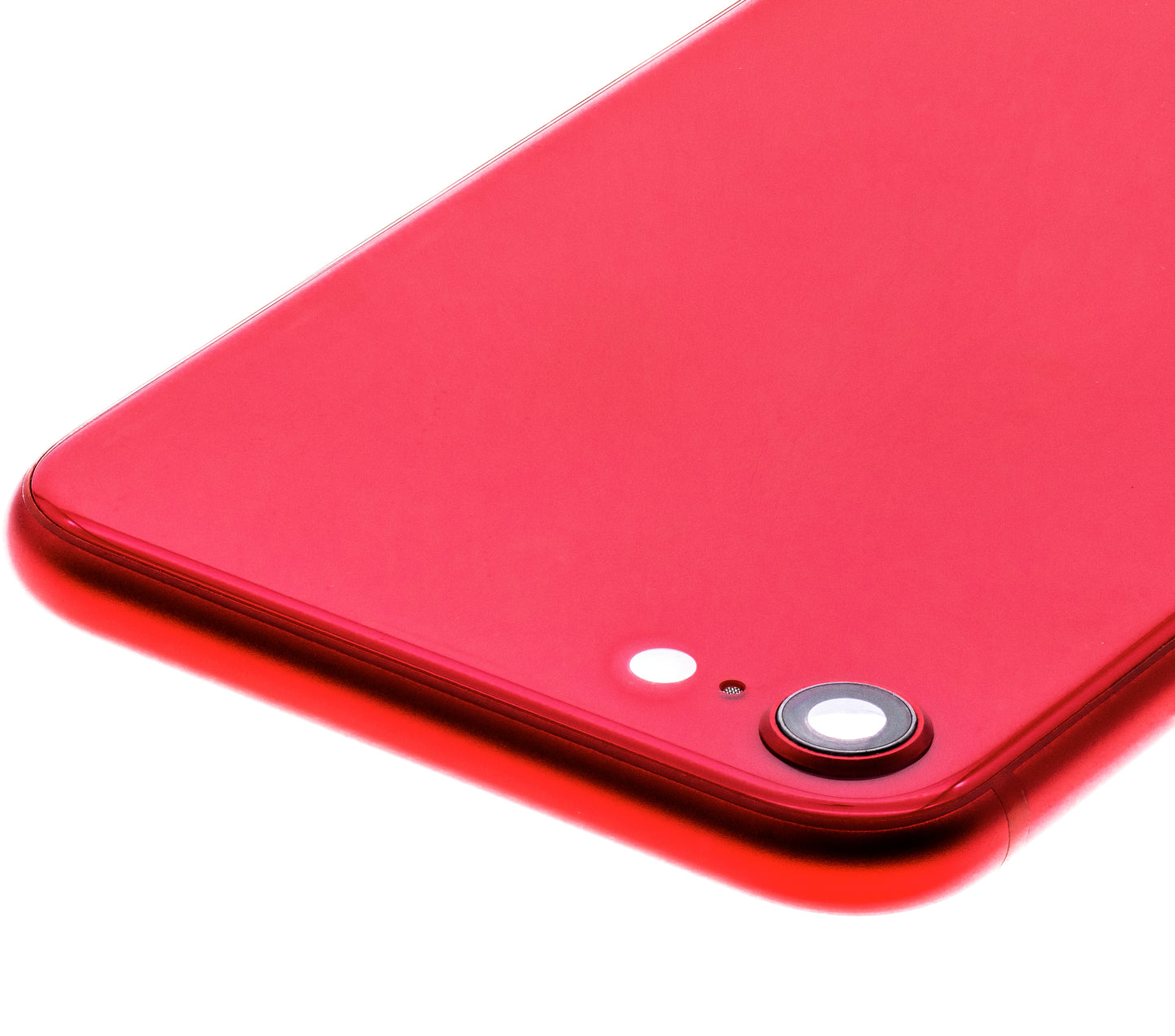 Back Housing W/ Small Components Pre-Installed For iPhone SE (2020) (Used OEM Pull: Grade A) (Red)