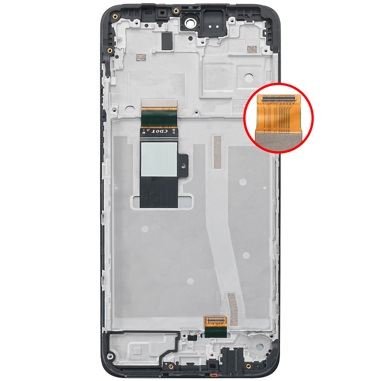 LCD Assembly With Frame For Motorola Moto G53 (XT2335 / 2022) (Refurbished) (All Colors) replacement part SKU 107082090502 image 8