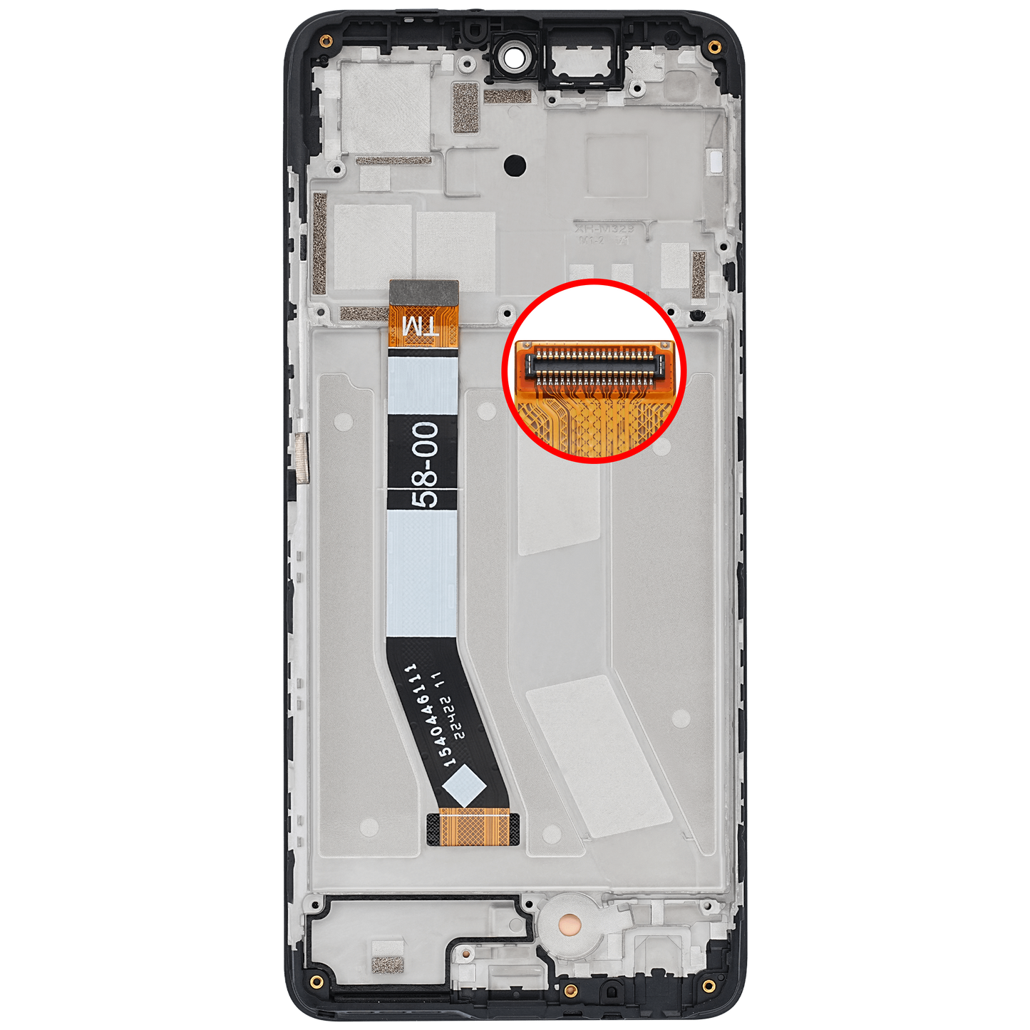 LCD Assembly With Frame For Motorola Moto G73 (XT2237 / 2022) (Refurbished) (All Colors) replacement part SKU 107082090601 image 8