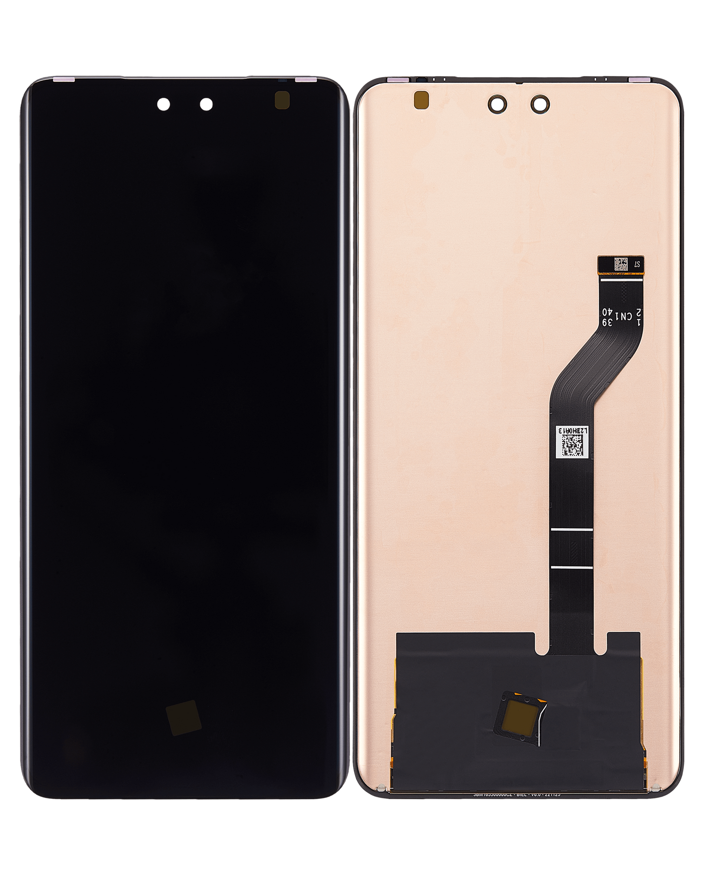 OLED Assembly Without Frame For Xiaomi 13 Lite / Civi 2 (Refurbished) (All Colors) – phone repair part product angle – OLED Display Replacement for phone repair