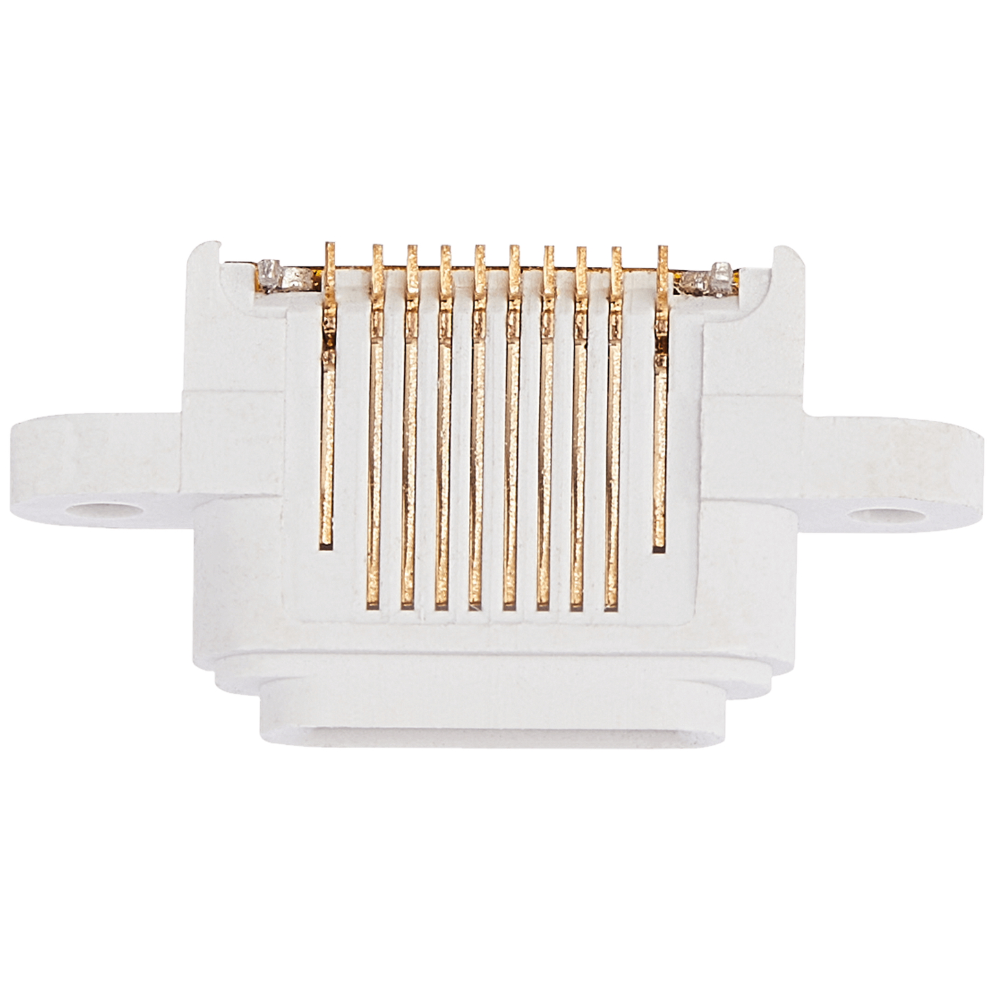 Charging Port Only For iPad Mini 1 / Mini 2 / Mini 3 (Soldering Required) (White) (10 Pack)