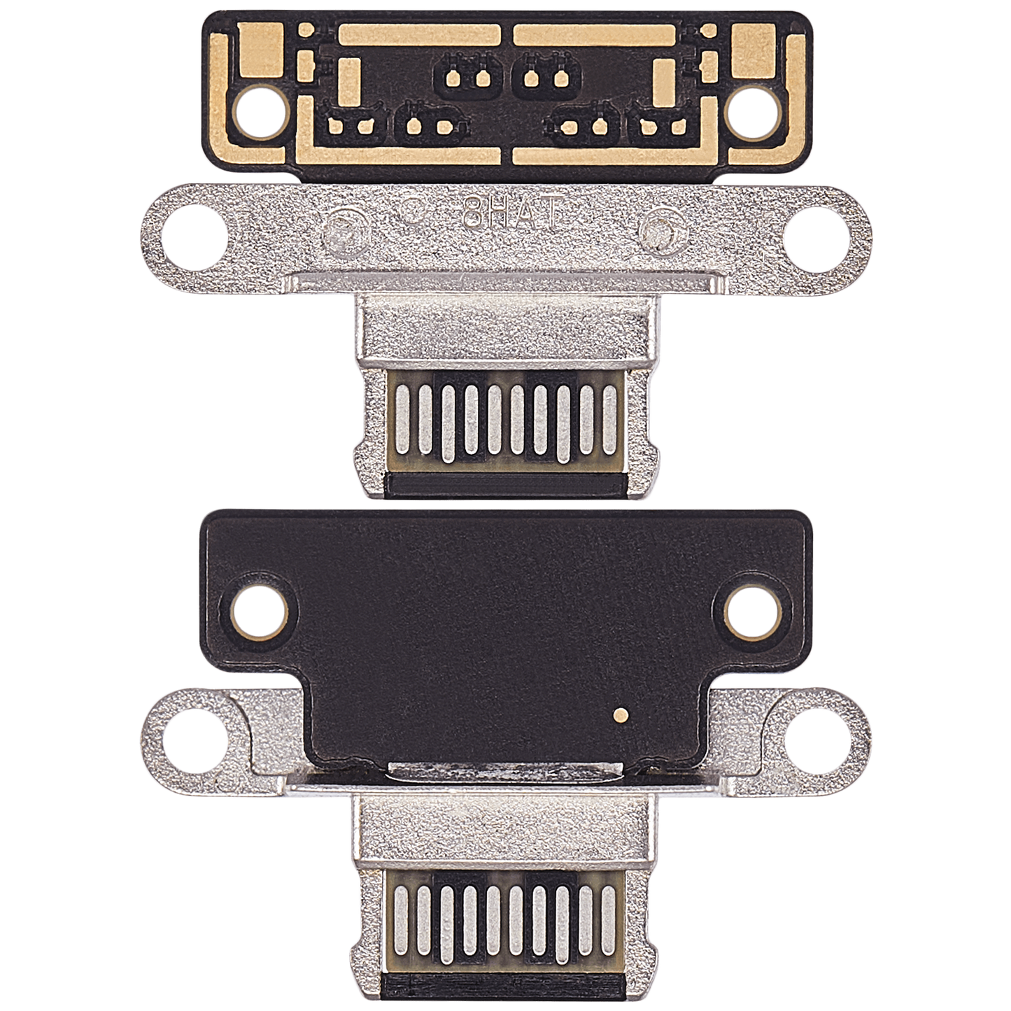 Charging Port Only For iPad Pro 11" (2018 / 2020 / 2021 / 2022) / Pro 12.9" (2018 / 2020 / 2021 / 2022) (Soldering Required) (Space Gray)