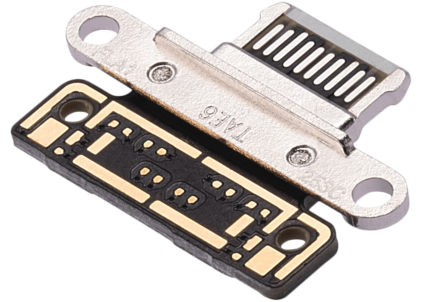 Charging Port Only For iPad Pro 11" (2018 / 2020 / 2021 / 2022) / Pro 12.9" (2018 / 2020 / 2021 / 2022) (Soldering Required) (Silver) (10 Pack)