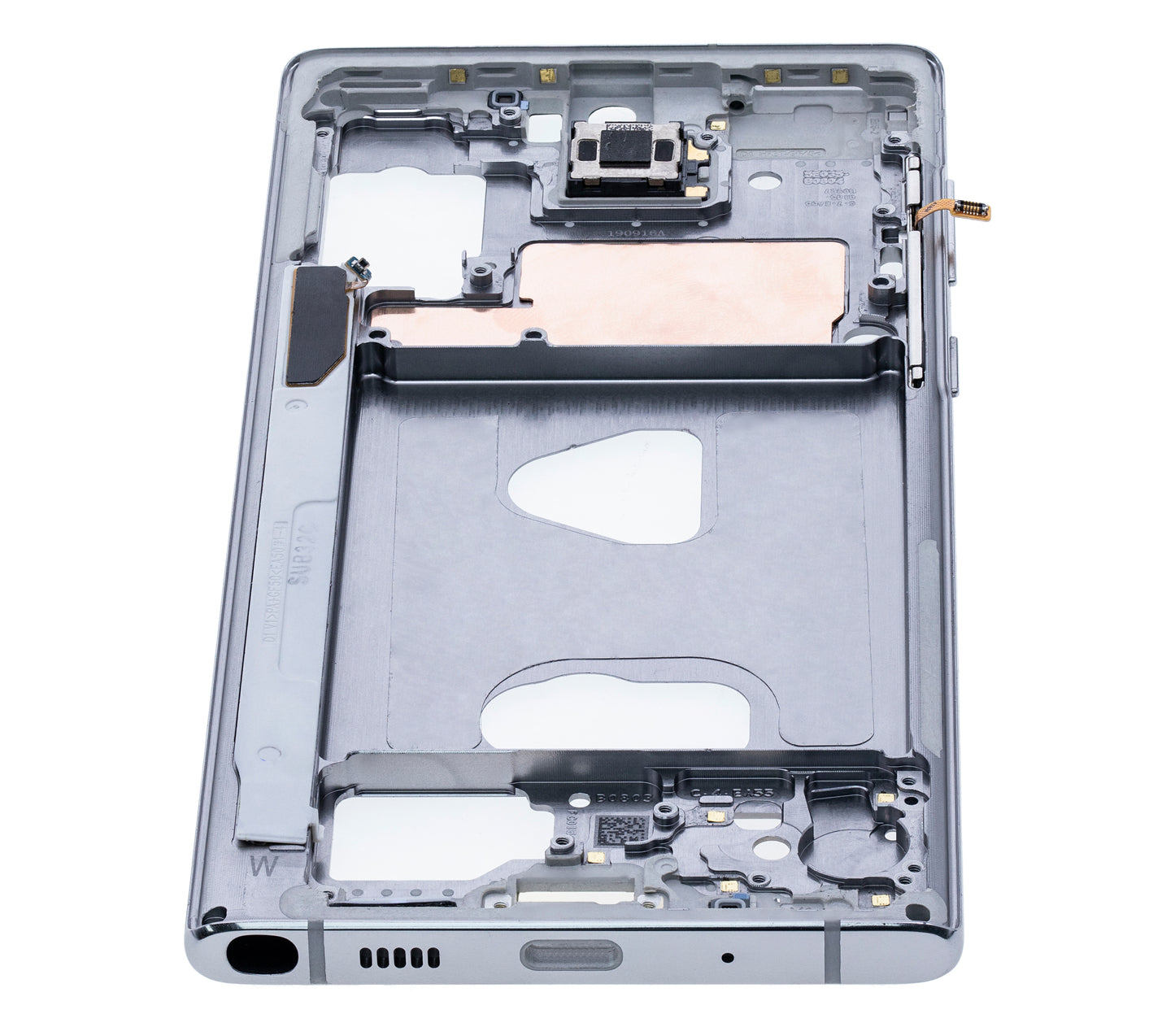 Mid-Frame Housing For Samsung Galaxy Note 10 (Aura White)