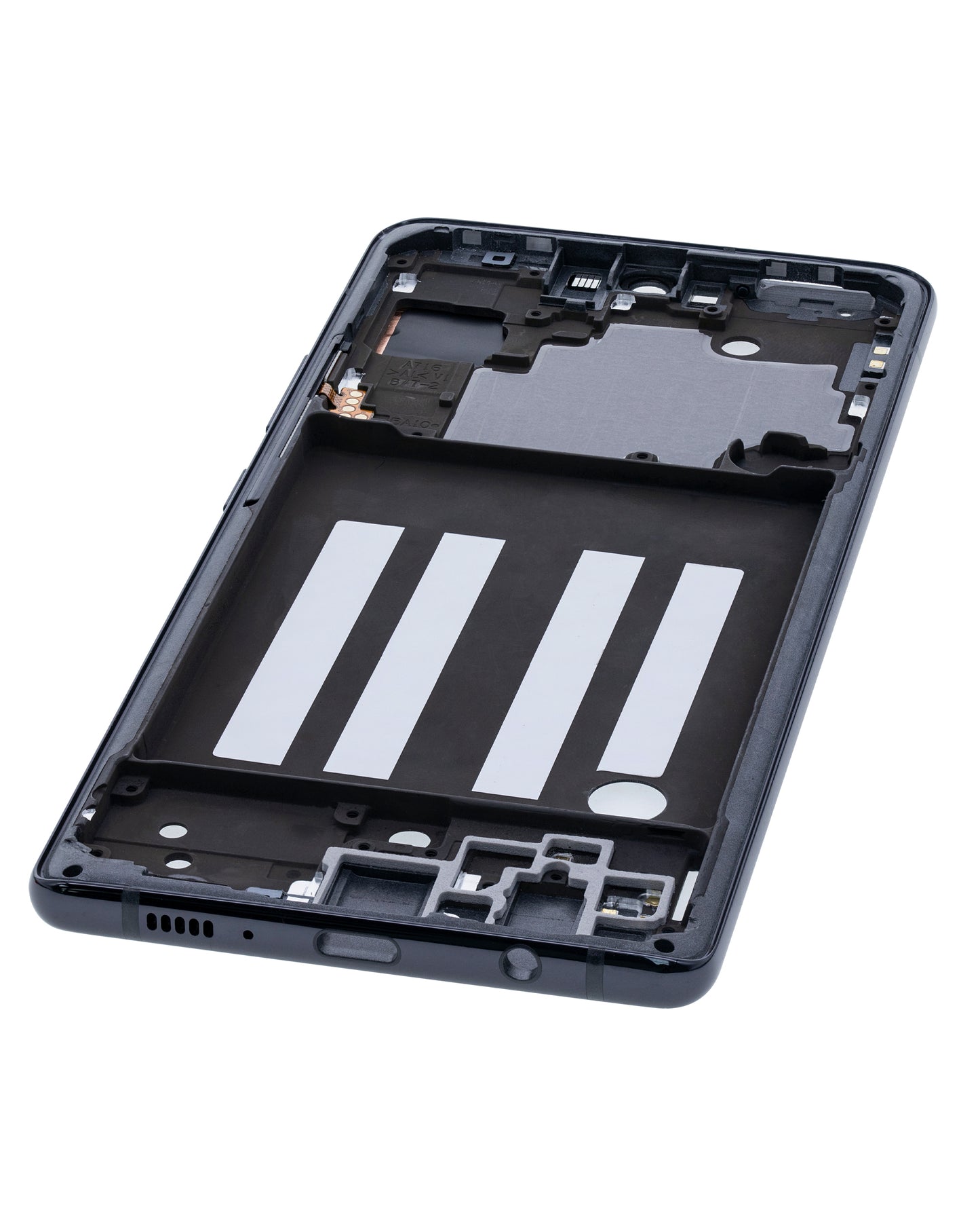 Mid-Frame Housing For Samsung Galaxy A71 5G (US Version) (Prism Cube Black)
