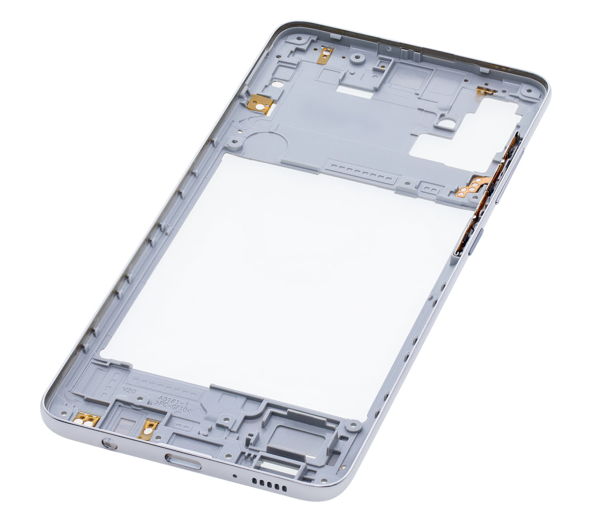 Mid-Frame Housing For Samsung Galaxy A51 4G (A515 / 2019) (Prism Crush White) - product image 4