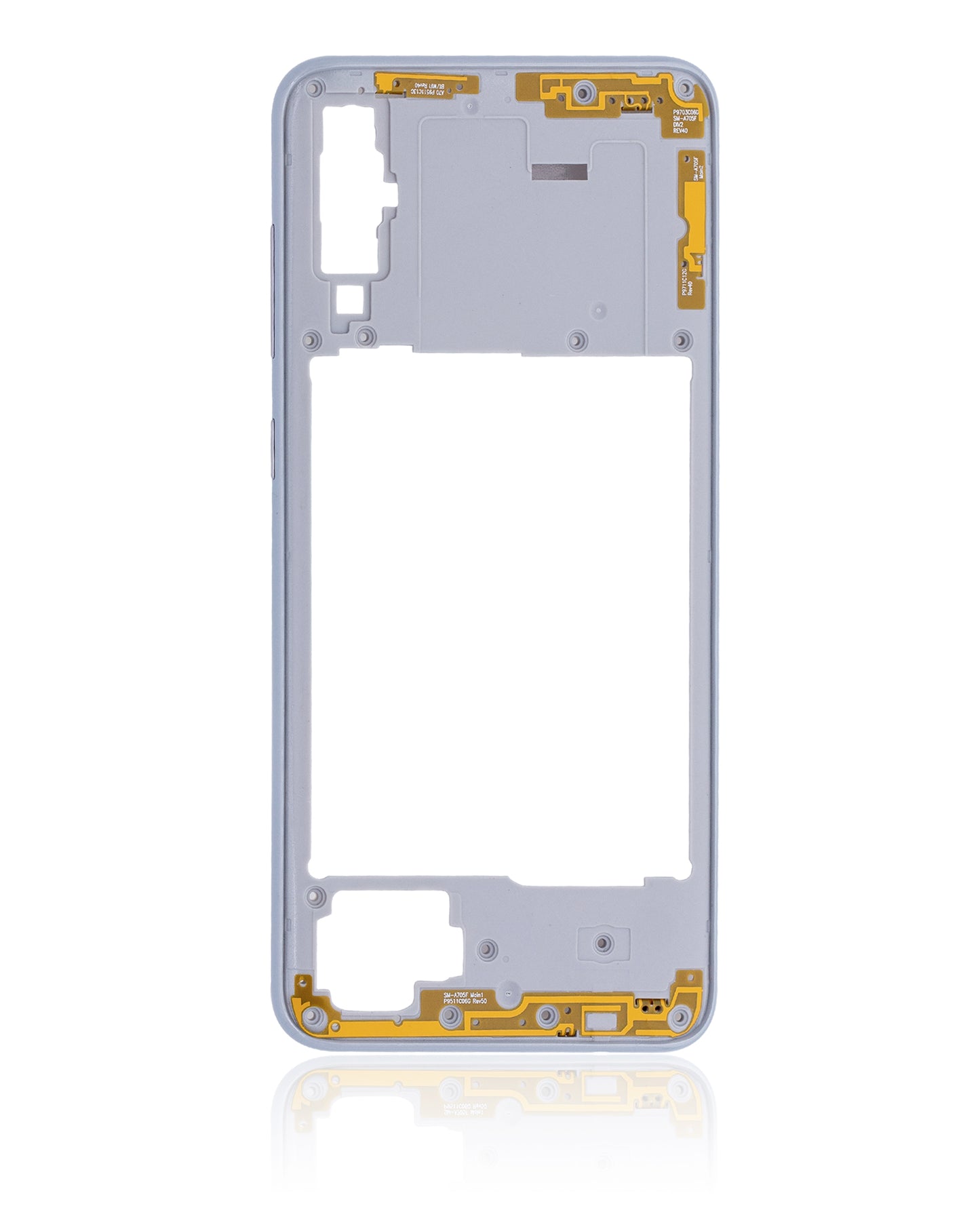Mid-Frame Housing For Samsung Galaxy A70 (A705 / 2019) (Aftermarket Plus) (White)