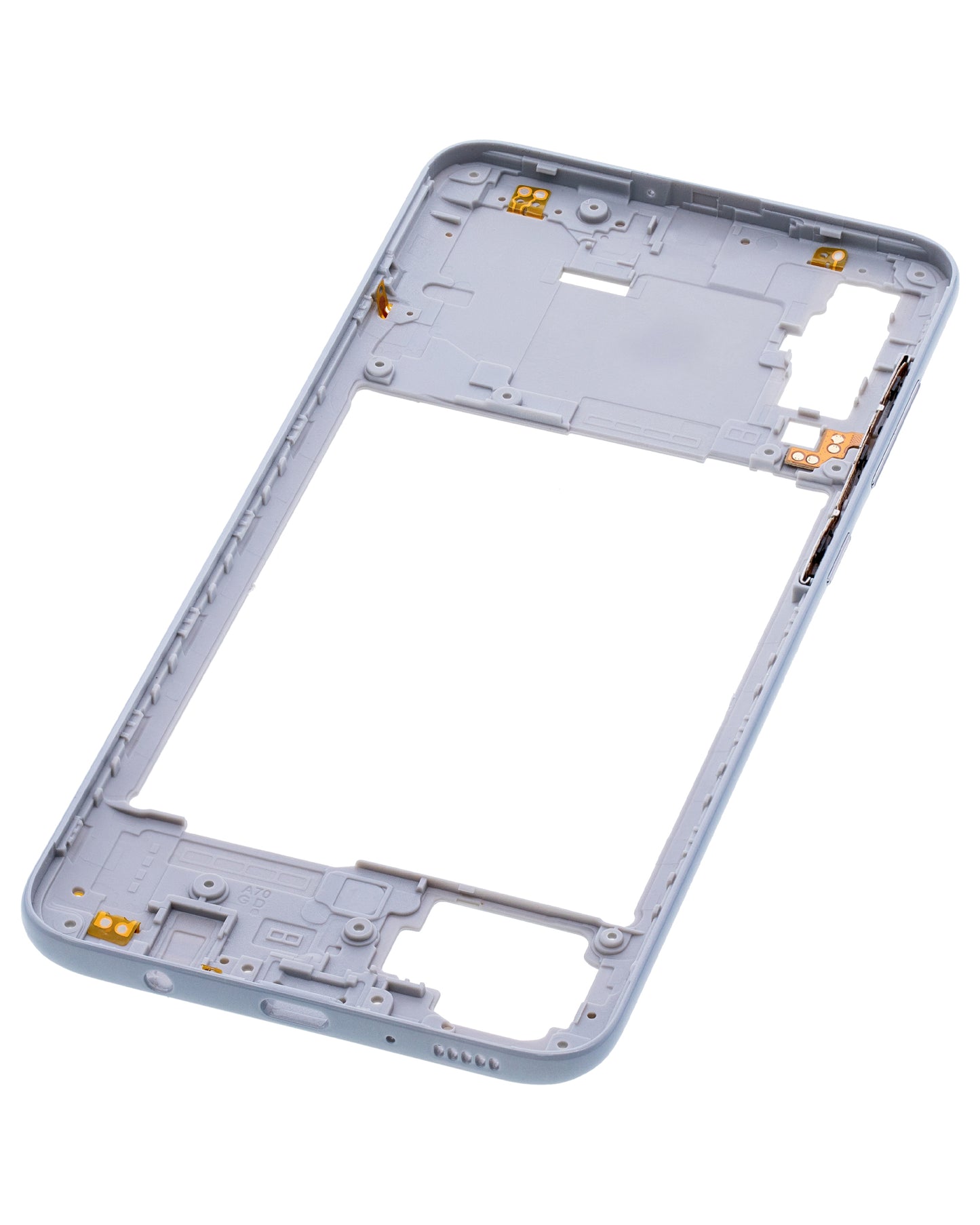 Mid-Frame Housing For Samsung Galaxy A70 (A705 / 2019) (Aftermarket Plus) (White)
