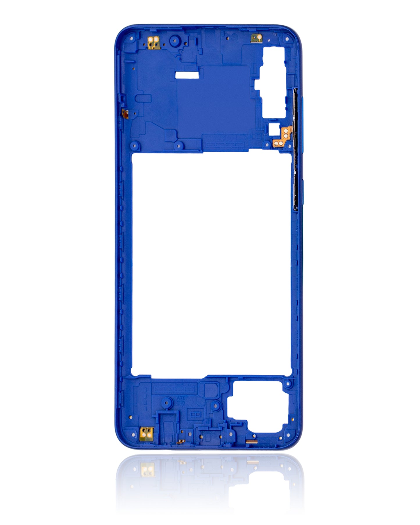 Mid-Frame Housing For Samsung Galaxy A70 (A705 / 2019) (Aftermarket Plus) (Blue)
