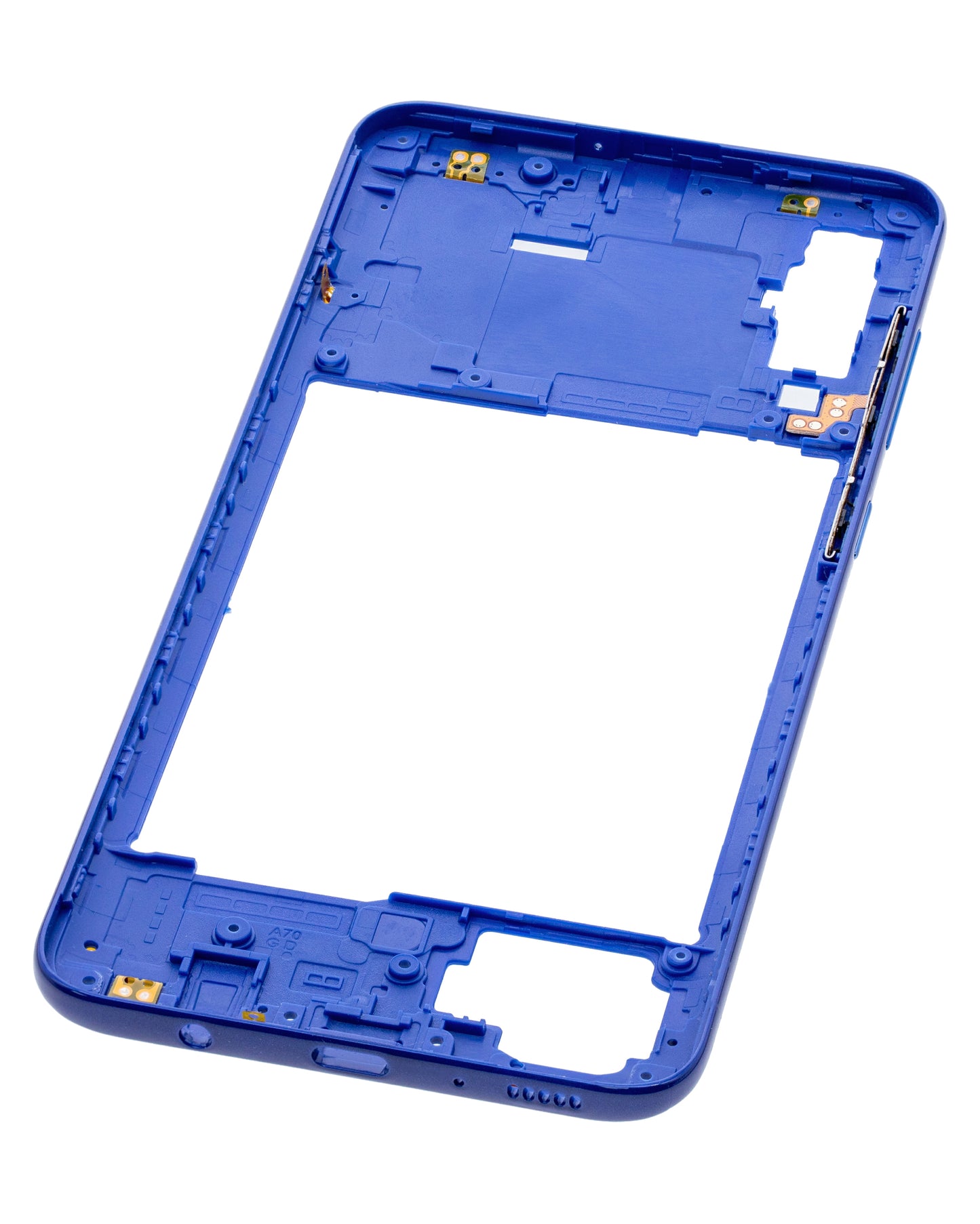 Mid-Frame Housing For Samsung Galaxy A70 (A705 / 2019) (Aftermarket Plus) (Blue)