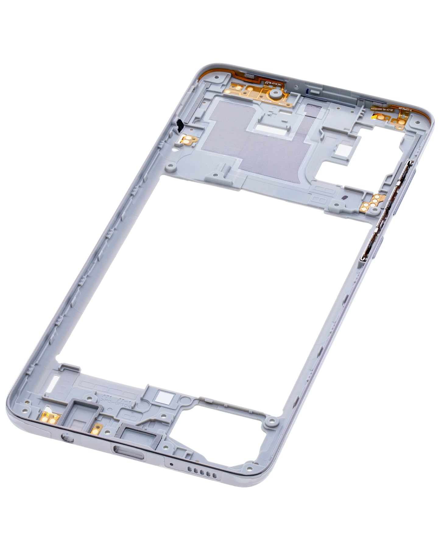 Mid-Frame Housing For Samsung Galaxy A71 (A715 / 2020) (Aftermarket Plus) (Prism Crush Silver)