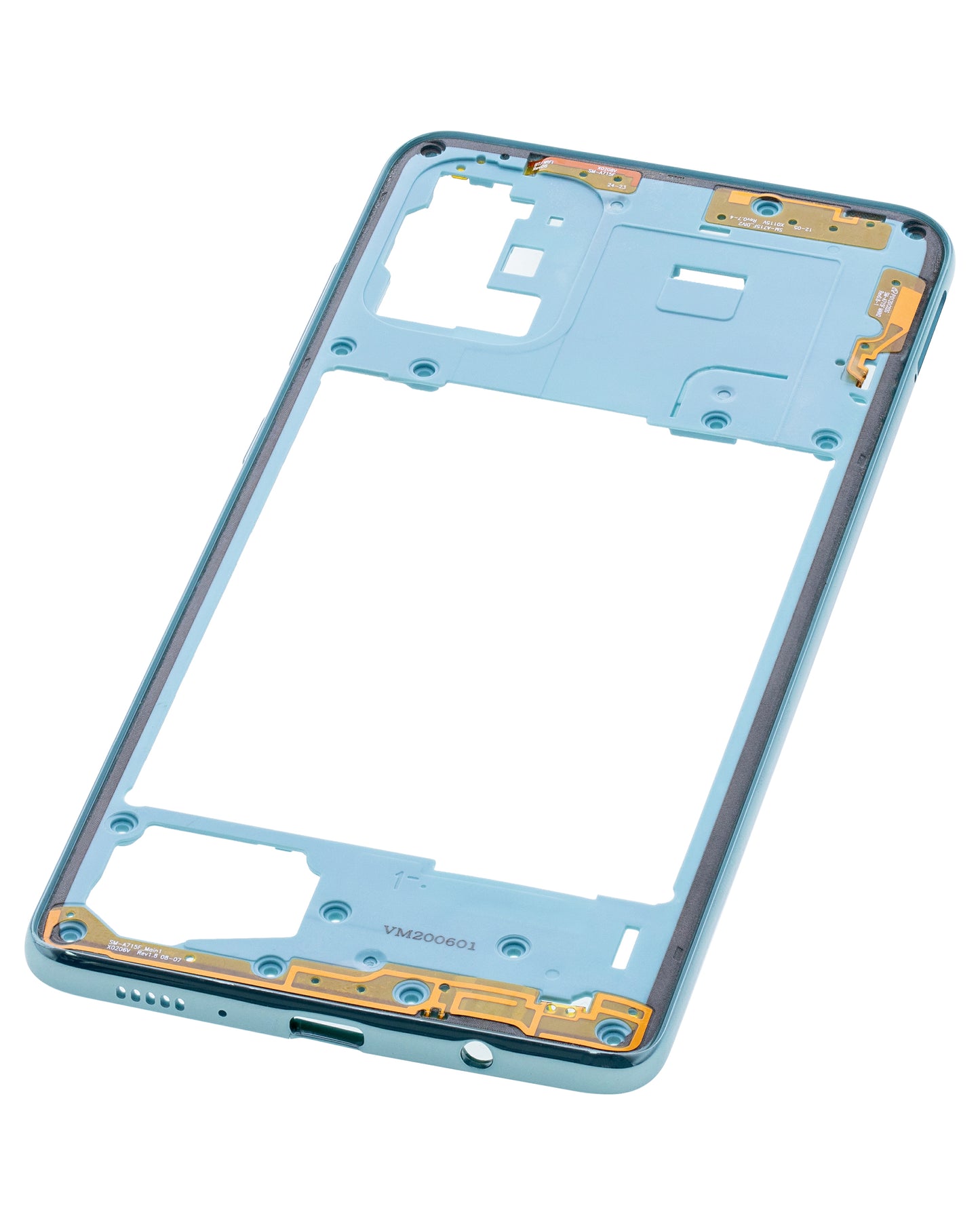 Mid-Frame Housing For Samsung Galaxy A71 (A715 / 2020) (Aftermarket Plus) (Prism Crush Blue)