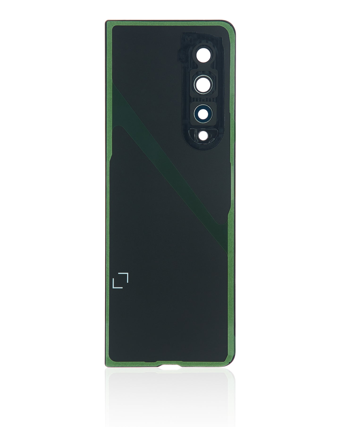 Back Cover Glass With Camera Lens For Samsung Galaxy Z Fold 3 5G (Premium) (Phantom Black)