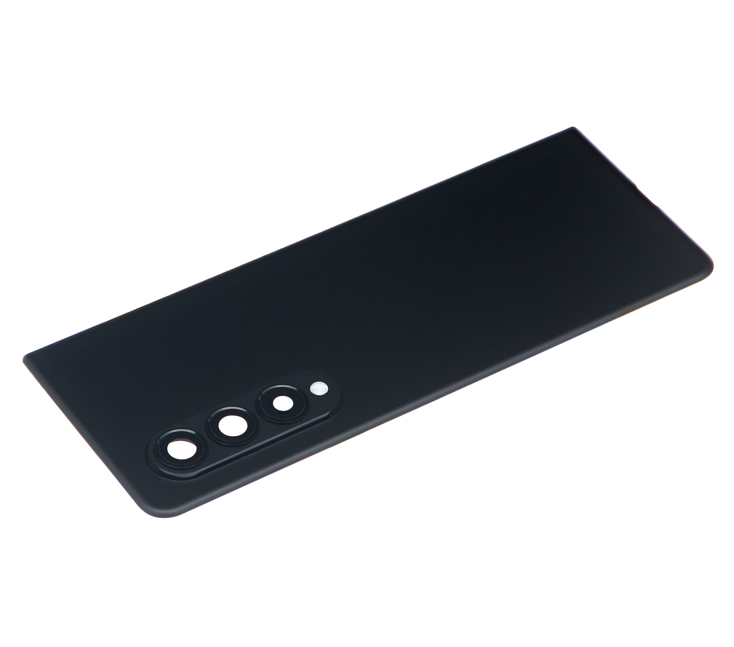 Back Cover Glass With Camera Lens For Samsung Galaxy Z Fold 3 5G (Premium) (Phantom Black)