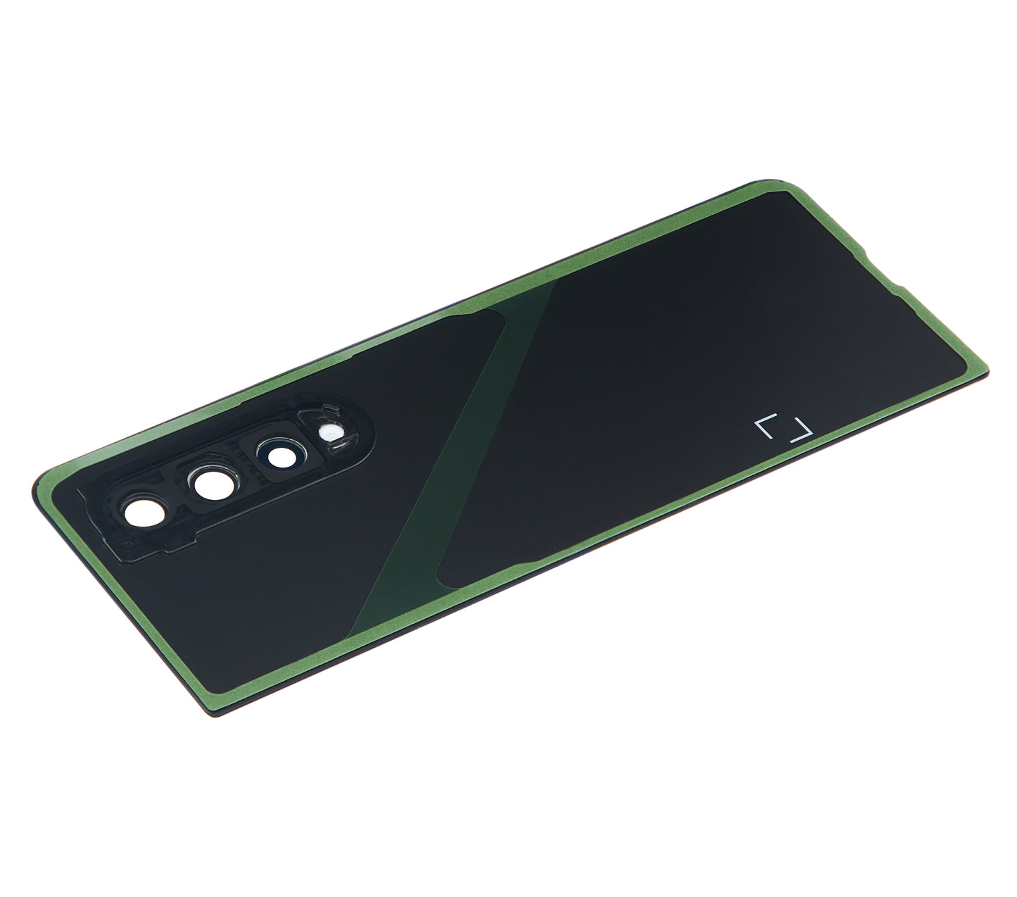 Back Cover Glass With Camera Lens For Samsung Galaxy Z Fold 3 5G (Premium) (Phantom Black)