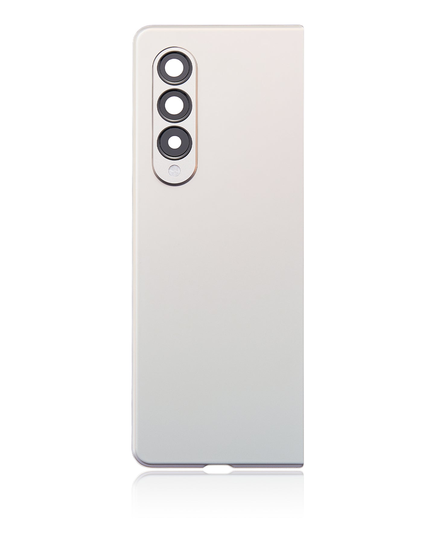 Back Cover Glass With Camera Lens For Samsung Galaxy Z Fold 3 5G (Premium) (Phantom Silver)