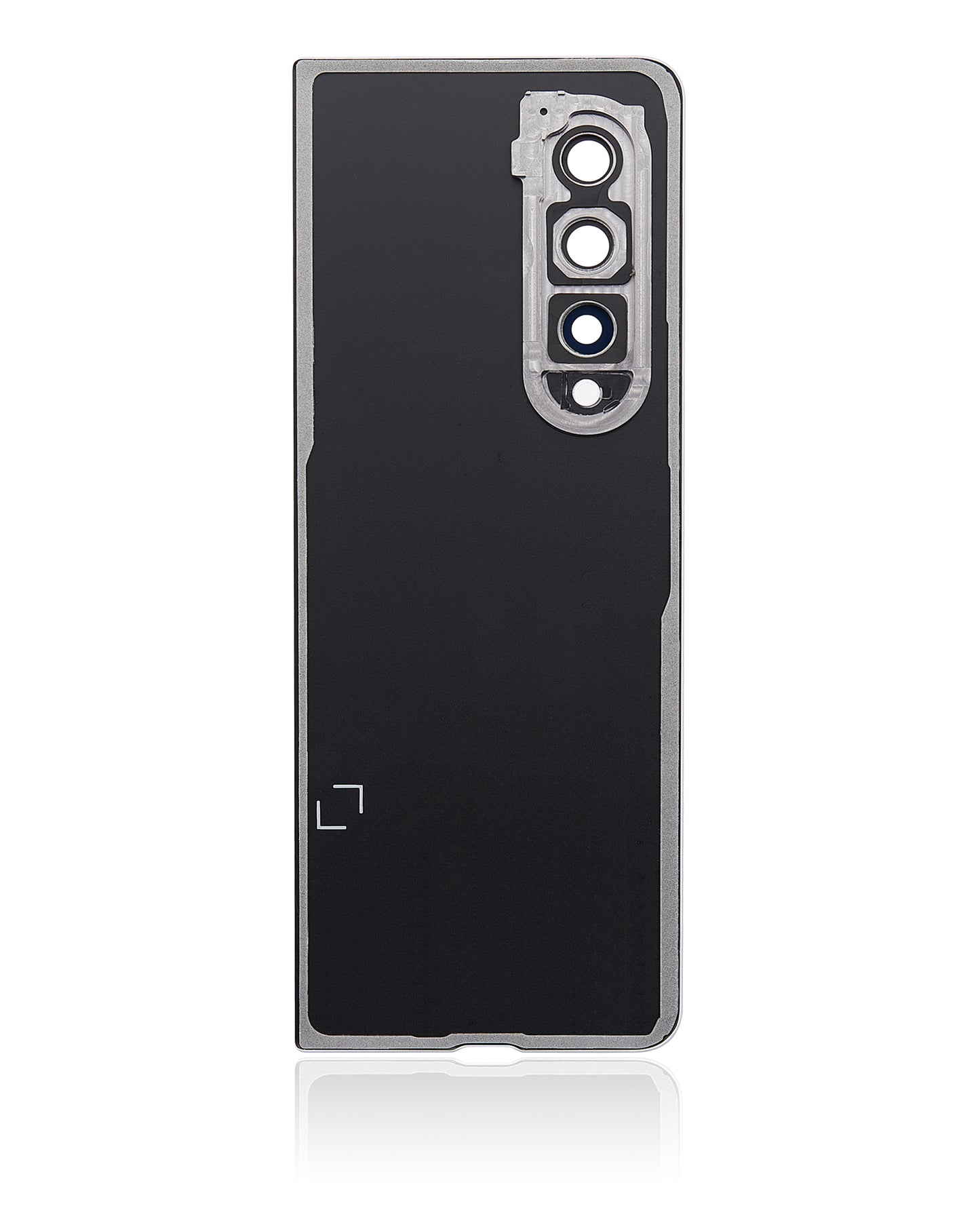 Back Cover Glass With Camera Lens For Samsung Galaxy Z Fold 3 5G (Premium) (Phantom Silver)