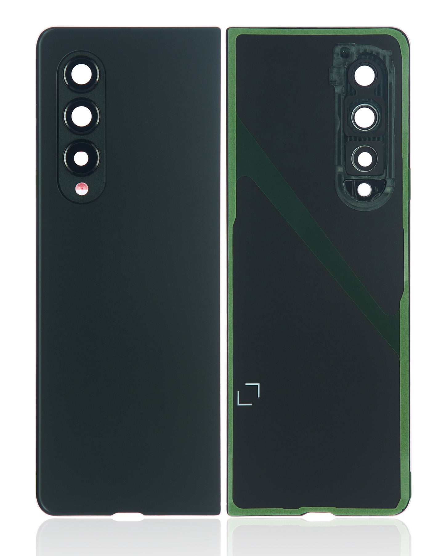 Back Cover Glass With Camera Lens For Samsung Galaxy Z Fold 3 5G (Premium) (Phantom Green)