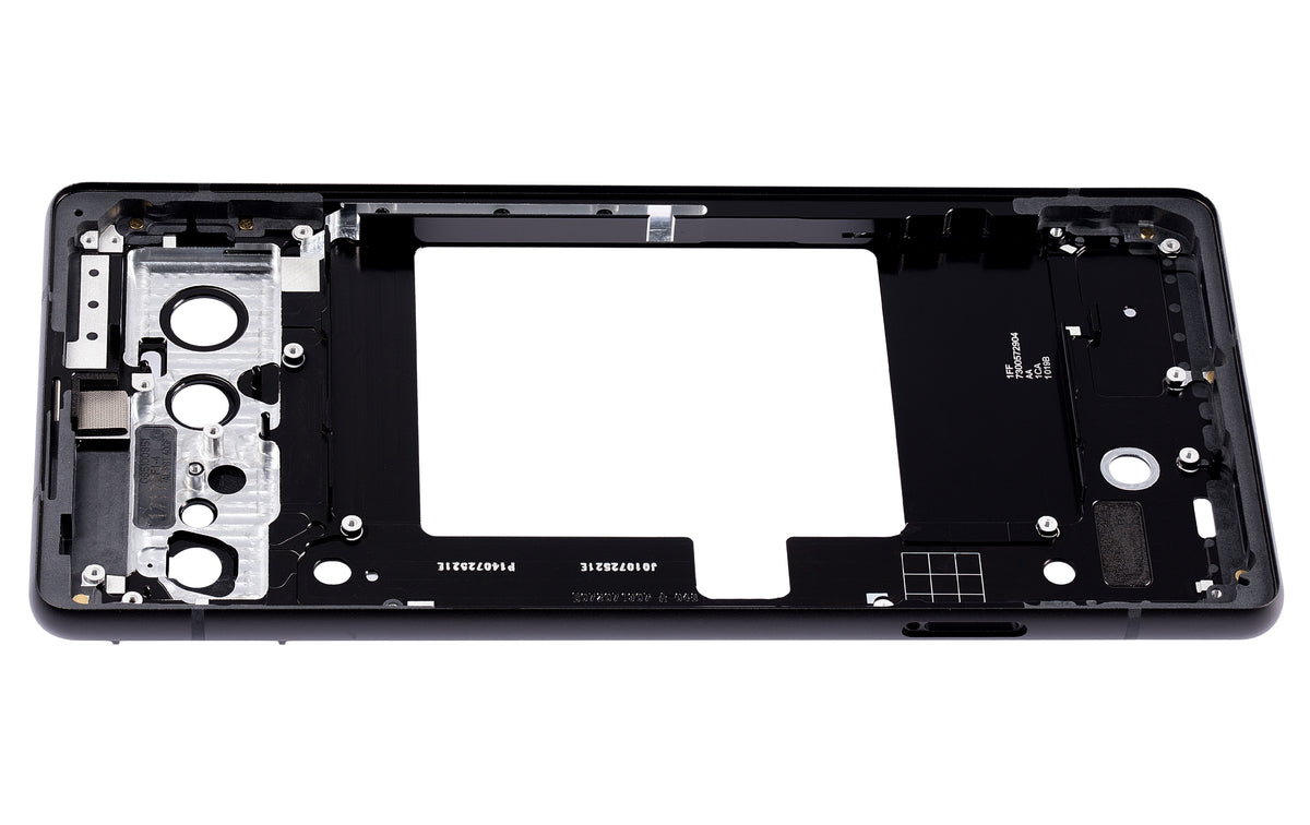 Mid-Frame Housing For Google Pixel 6 (Stormy Black) - replacement part additional angle
