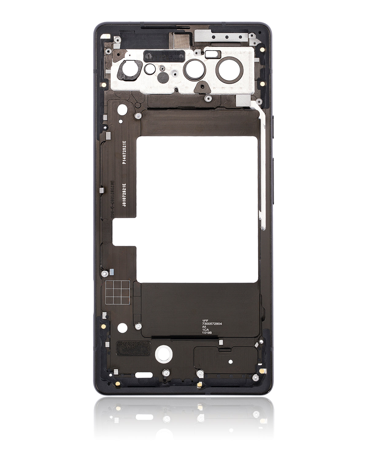 Mid-Frame Housing For Google Pixel 6 (Stormy Black) - replacement part secondary detail