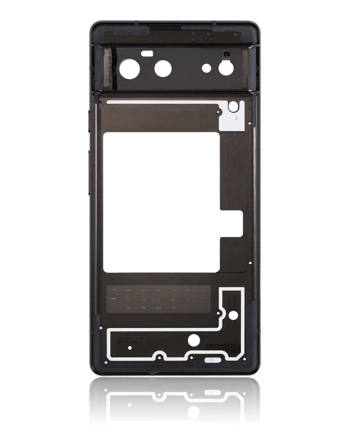 Mid-Frame Housing For Google Pixel 6 (Stormy Black) - phone repair component product image