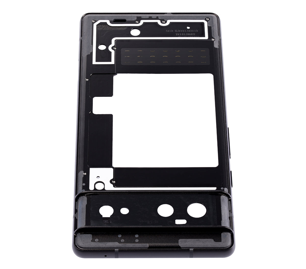 Mid-Frame Housing For Google Pixel 6 (Stormy Black) - repair component alternate view