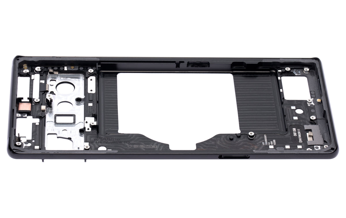 Mid-Frame Housing For Google Pixel 6 Pro (Stormy Black) - phone repair part close-up