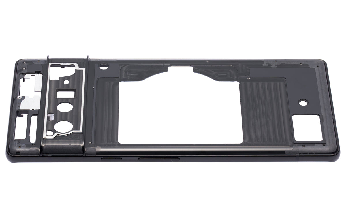 Mid-Frame Housing For Google Pixel 6 Pro (Stormy Black) - replacement part additional angle