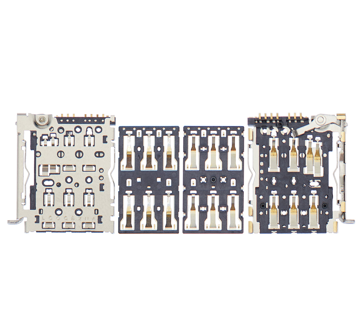 Sim Card Reader For Google Pixel 5 / 5A / 6 / 6 Pro (2 Piece Set) - repair component alternate view