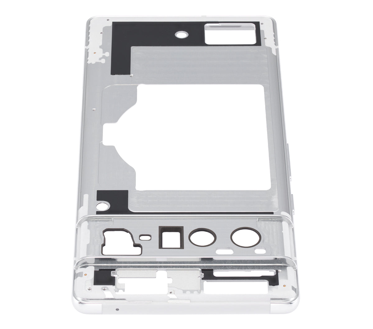 Mid-Frame Housing For Google Pixel 6 Pro (Cloudy White) - replacement component detail view
