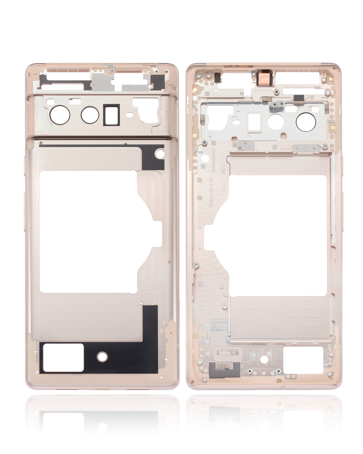 Mid-Frame Housing For Google Pixel 6 Pro (Sorta Sunny) - replacement part secondary detail